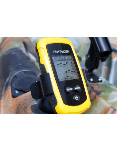 This multipurpose holder can be used to attach mobile phones, fishfinders, chartplotters, etc.