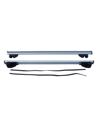 Horizontal car roof rack for kayaks