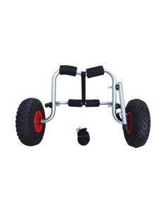 Carrito de transporte con correas para kayak