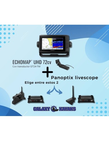 Pack Sonda Echomap 72UHD + LiveScope™