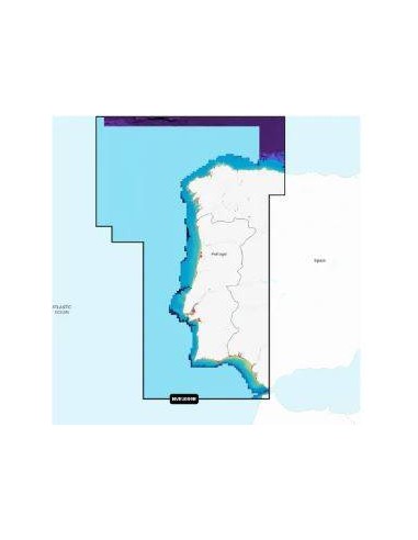 Carta Náutica Garmin Navionics Vision+™ Portugal y España Noroeste