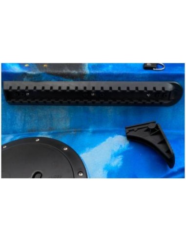 Rudder with pedal system and cables