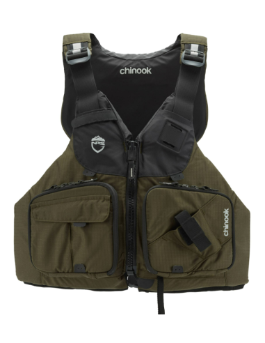 Colete Salva-vidas NRS Chinook com costas de malha para pesca