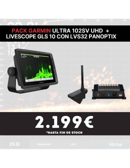 Sonda Garmin EchoMAP UHD 92sv SIN TRANSDUCTOR