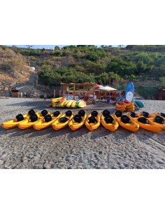 FLOTA 5 Kayaks Orca 2+1 con Asientos y Palas