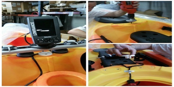 Instalación de sonda en un Alborán modelo 2015